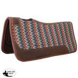 New! Showman 31" x 32" Shockwave Contoured Saddle Pad with Felt Bottom - Country Scene Saddlery and Pet Supplies