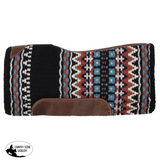 New! Showman 34" x 36" Rodeo Royale Contoured Wool Top Felt Bottom Saddle Pad - Country Scene Saddlery and Pet Supplies