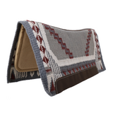 New! Showman 36" x 34" Wool Top Saddle Pad with Memory Felt Bottom - Mesa Ridge - Country Scene Saddlery and Pet Supplies