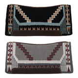 New! Showman 36" x 34" Wool Top Saddle Pad with Memory Felt Bottom - Mesa Ridge - Country Scene Saddlery and Pet Supplies