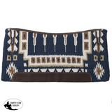 New! Showman 36" x 34" Wool Top Saddle Pad with Memory Felt Bottom - Sundown - Country Scene Saddlery and Pet Supplies
