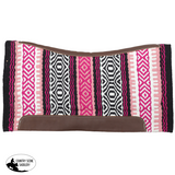 New! Showman 38" x 34" Assorted Saddle Pad with Felt Bottom - Canyon Echo - Country Scene Saddlery and Pet Supplies