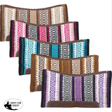 New! Showman 38" x 34" Assorted Saddle Pad with Felt Bottom - Canyon Echo - Country Scene Saddlery and Pet Supplies