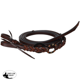 New! Showman 8’ Argentina Cow Leather Braided & Ring Split Reins