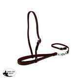 New! Showman Argentina Cow leather Adjustable Noseband and Tiedown - Burgundy - Tie Down Straps