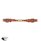 New! Showman Argentina Cow Leather Rolled Curb Strap with Rawhide - Harness - Country Scene Saddlery and Pet Supplies