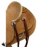 New! Showman Argentina Cow Leather Roughout Western Roper Saddle - 16 Inch - Country Scene Saddlery and Pet Supplies