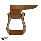 New! Showman Argentina Cow Leather Roughout Western Roper Saddle - 16 Inch - Country Scene Saddlery and Pet Supplies