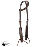 New! Showman Argentina Cow Leather Wildwood One Ear Headstall - Country Scene Saddlery and Pet Supplies