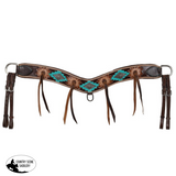 New! Showman Aztec Bloom Browband Headstall and Breastcollar Set - Country Scene Saddlery and Pet Supplies