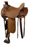 New! Showman Signature Series Roughout Wade Roper Saddle - 15, 16, 17 Inch - Country Scene Saddlery and Pet Supplies