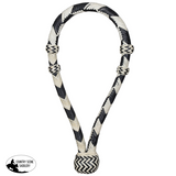 New! Showman Black & White Bosal