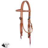 New! Showman Blossom & Hide Browband Headstall and Breastcollar Set - Country Scene Saddlery and Pet Supplies