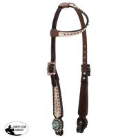 New! Showman Blushed Rose One Ear Headstall And Breastcollar Set Tack Sets