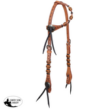 New! Showman Braided Bandit One Ear Headstall and Breastcollar Set - Tack Sets