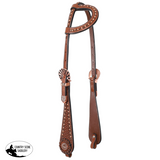 New! Showman Bronze Scallop One Ear Headstall - Country Scene Saddlery and Pet Supplies