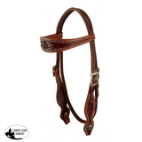 New! Showman Browband Headstall. - Country Scene Saddlery and Pet Supplies