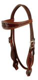 New! Showman Browband Headstall. - Country Scene Saddlery and Pet Supplies