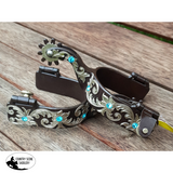 Showman™ brown steel spur. - Country Scene Saddlery and Pet Supplies