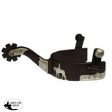 Showman™ brown steel spur. - Country Scene Saddlery and Pet Supplies