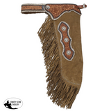 New! Showman Buckskin Bronc Chinks - Country Scene Saddlery and Pet Supplies