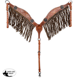 New! Showman Buffalo Drift Browband Headstall and Breastcollar Set - Country Scene Saddlery and Pet Supplies