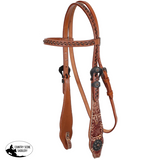 New! Showman Buffalo Drift Browband Headstall and Breastcollar Set - Country Scene Saddlery and Pet Supplies