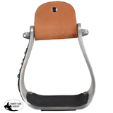 New! Showman Canyon Bloom Aluminum Stirrups - Country Scene Saddlery and Pet Supplies