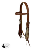 New! Showman Cattle Country Browband Cowhide Headstall And Breastcollar Set Tack Sets