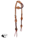 New! Showman Choctaw Mohair One Ear Headstall and Breastcollar Set Full Tack Sets
