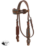 New! Showman Cocoa Creek Browband Headstall and Breastcollar Set - full/Cob - Tack Sets