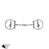 New! Showman Cowgirl Legacy Stainless Steel D-Ring Dogbone Snaffle Bit - Country Scene Saddlery and Pet Supplies