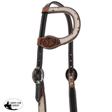 New! Showman Cowhide One Ear Headstall - Country Scene Saddlery and Pet Supplies