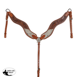 New! Showman Cowpoke Classic Browband Headstall and Breastcollar Set - Country Scene Saddlery and Pet Supplies