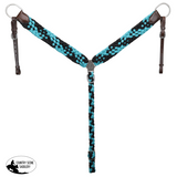 New! Showman Crosshatch Browband Headstall and Breastcollar Set - Country Scene Saddlery and Pet Supplies