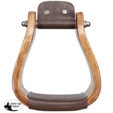 New! Showman Curved Ashwood Stirrups - Stirrups