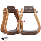 New! Showman Curved Ashwood Stirrups - Stirrups