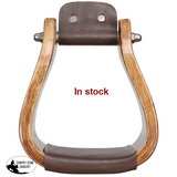 New! Showman Curved Ashwood Stirrups - Stirrups