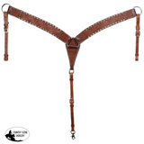 New! Showman Daffodil Blooms Browband Headstall and Breastcollar Set Bosal Set