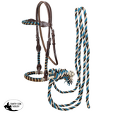 New! Showman Desert Dawn Mohair Bosal with Reins - Country Scene Saddlery and Pet Supplies