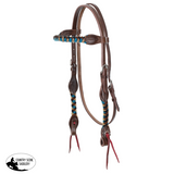 New! Showman Desert Dawn Mohair Browband Headstall and Breastcollar Set - Country Scene Saddlery and Pet Supplies