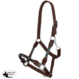 New! Showman Desert Dawn Mohair Wool Nose and Cheek Halter - Full - halter