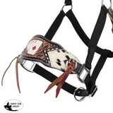 New! Showman Diamond Flush Bronc Halter - Country Scene Saddlery and Pet Supplies