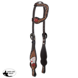 New! Showman Diamond Flush One Ear Headstall - Country Scene Saddlery and Pet Supplies