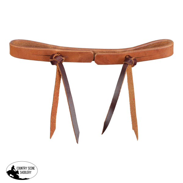 New! Showman Double Knot Argentina Cow Leather Curb Strap Horse Wear