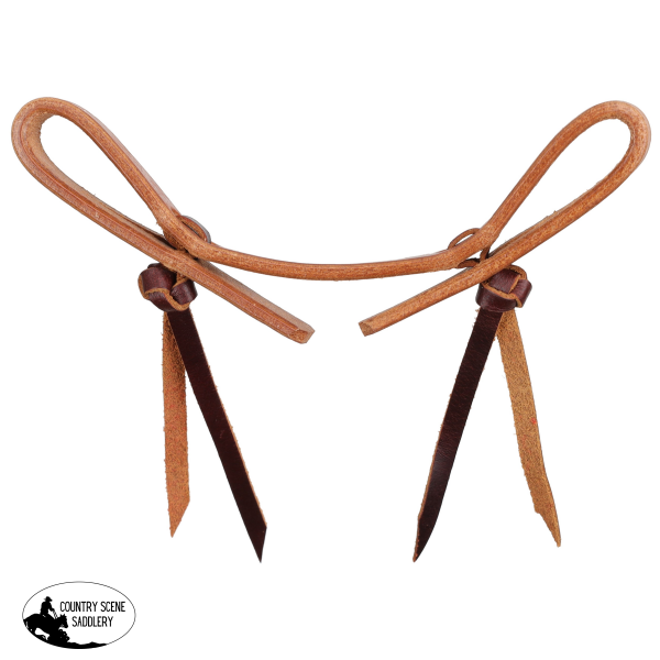 New! Showman Double Knot Argentina Cow Leather Curb Strap Horse Wear