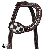 New! Showman Fast Lane Floral One Ear Headstall - One Size Full/Cob - One Eared Western Bridles