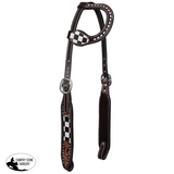 New! Showman Fast Lane Floral One Ear Headstall - One Size Full/Cob - One Eared Western Bridles