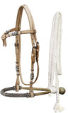 Showman Fine quality rawhide core show bosal. - Country Scene Saddlery and Pet Supplies