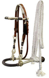 Showman Fine quality rawhide core show bosal. - Country Scene Saddlery and Pet Supplies